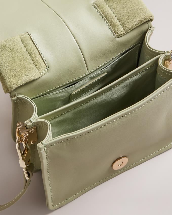 Sac Crossbody Ted Baker Soft Knot Bow Mini Vert Clair Femme | FER-31166320